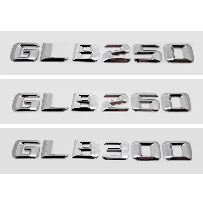 Car Letter Sticker Rear Emblem for Mercedes Benz GLB180 GLB200 GLB220 GLB250 GLB260 GLB300 GLB350 GLB400 GLB450 Trunk Decal
