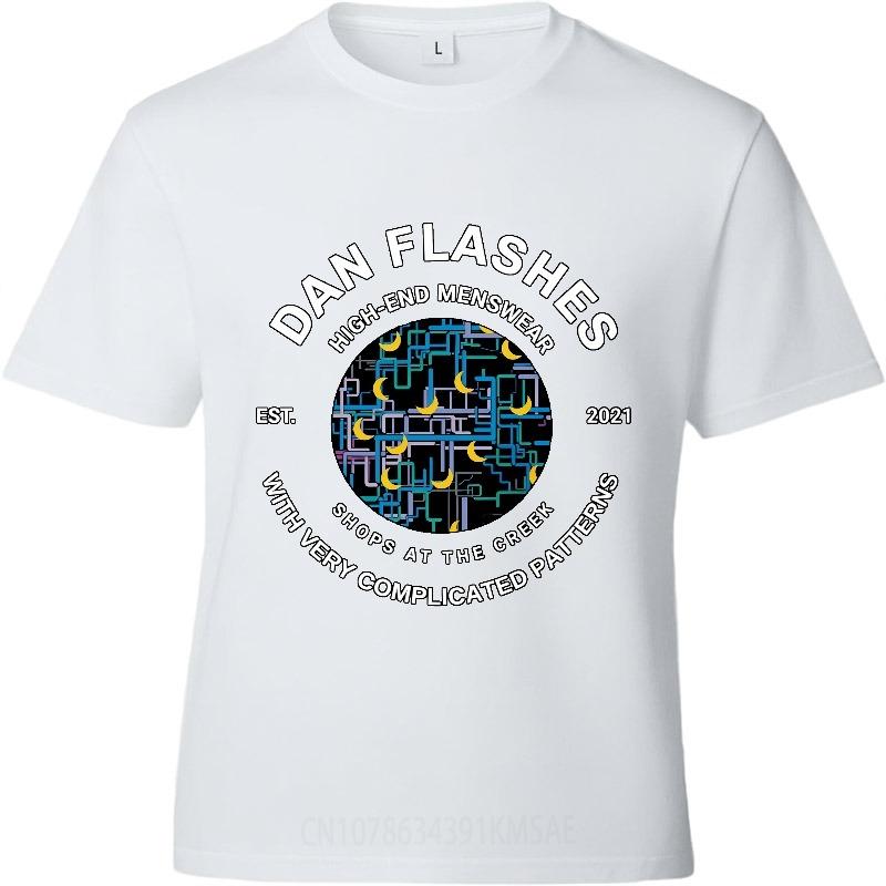 Plus Size Summer Men tshirt Digital Circuit Pattern With Colorful Lines Short Sleeve Relaxed Fit Round Neck Tshirt