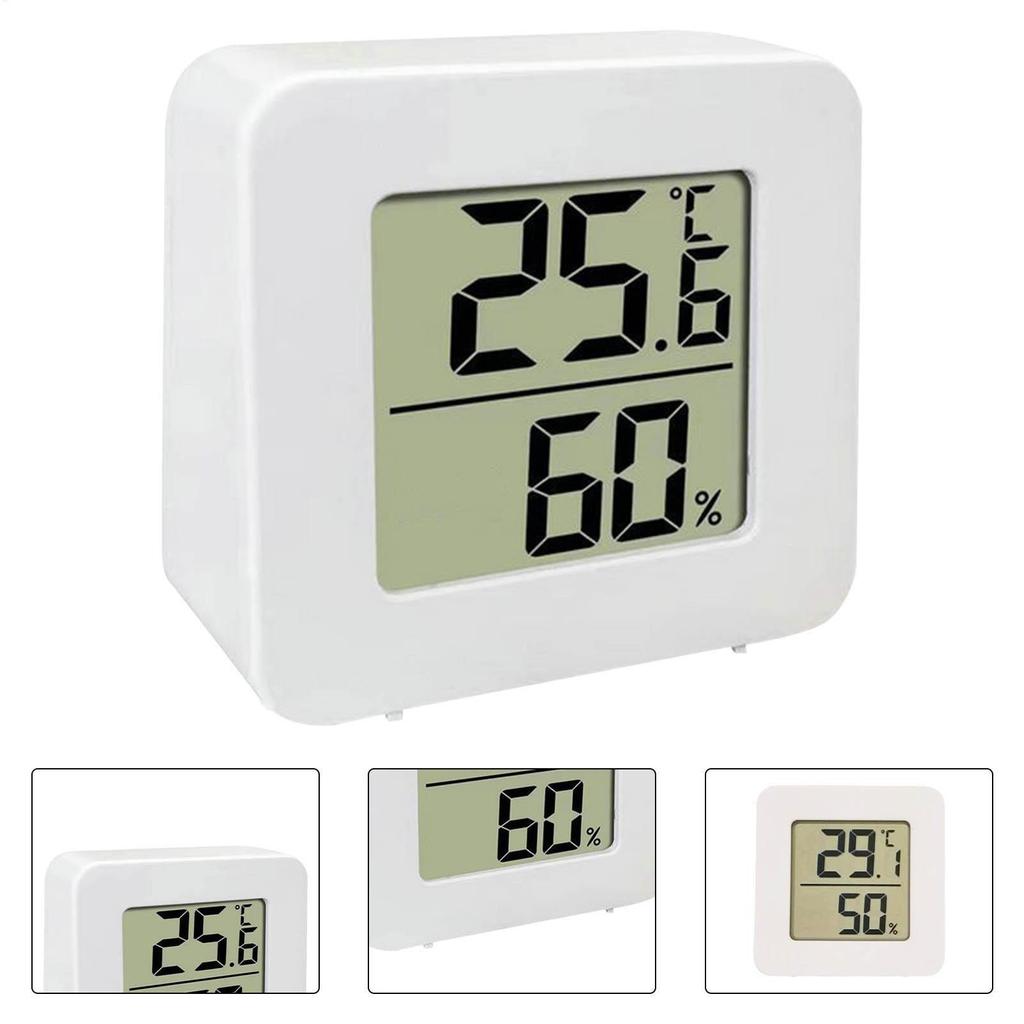 Mini Digital Thermometer Hygrometer With Sensor LCD Screen Temperature And Humidity Monitor Room Temperature Reader