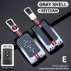 Zinc Alloy Car Key Case Cover Shell Fob for Jeep Wagoneer 2021- 2022 for Grand Cherokee L 2020 2021 2022 Keychain Accessories