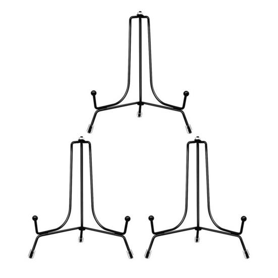 1/3 шт. подставка для пластины, металлический держатель фоторамки, высокая стабильность, гладкий край, нержавеющая, устойчивая к коррозии, настольная художественная подставка