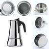 Кофеварки Italian Top Moka Espresso Cafeteira Expresso Percolator 100/200/300/450 мл Кофеварка для плиты