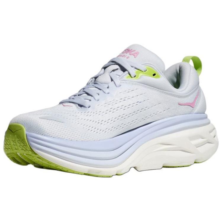 HOKA Bondi 8 Широкие Кроссовки Женские Белые 1127954-SCP