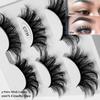 Eye Extension Long Natural Dramatic 100% Cruelty free False Eyelashes 3D Mink Lashes 20mm Fluffy