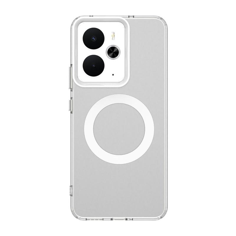 Для Realme 14 5G Чехол Крышка Realme 14 5G Capas Прозрачная Беспроводная Зарядка Кольцевой Магнитный Матовый Прозрачный Fundas OPPO Realme 14