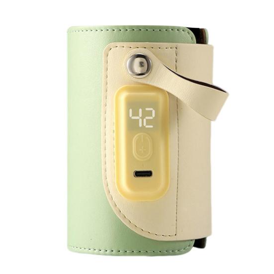 Чехол для подогрева бутылочек Портативный подогреватель детских бутылочек Быстрый нагрев USB Type C Интеллектуальный контроль температуры Подогреватель бутылочек