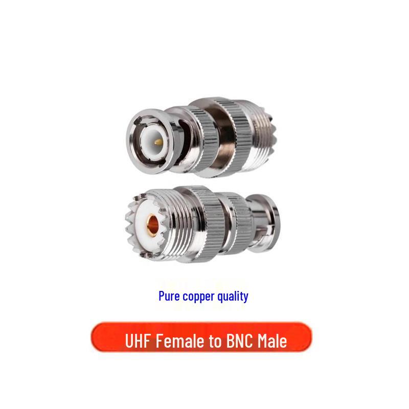 BNC Male to SMA Female RF Adapter for Walkie-talkie and Base Station Antennas