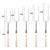 Big meat fork Extendable Roasting Sticks Stainless Steel BBQ Smores Skewers duck BBQ meat fork long large big roast chicken fork
