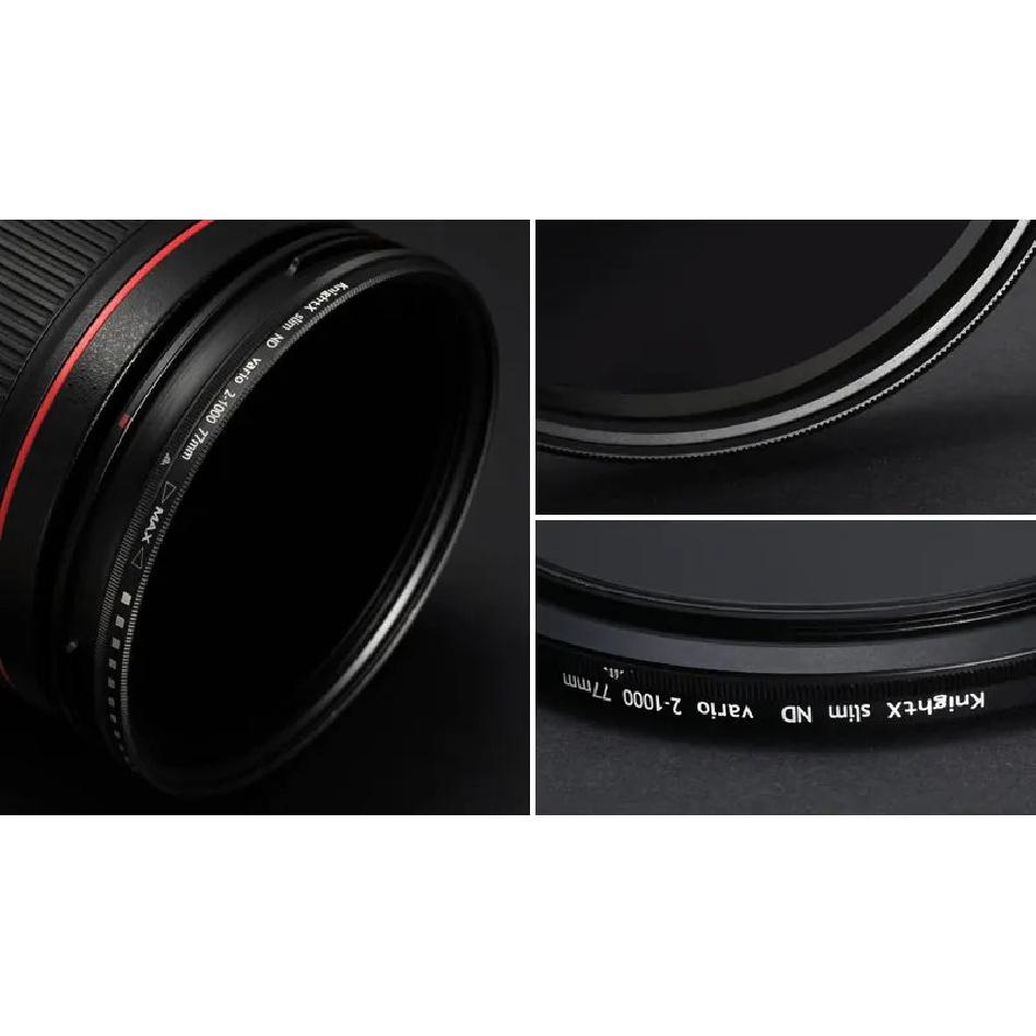 KnightX ND2-1000 Adjustable Neutral Density DSLR Camera Lens Filter accessories 58 mm 67mm 72mm For Nikon d5300