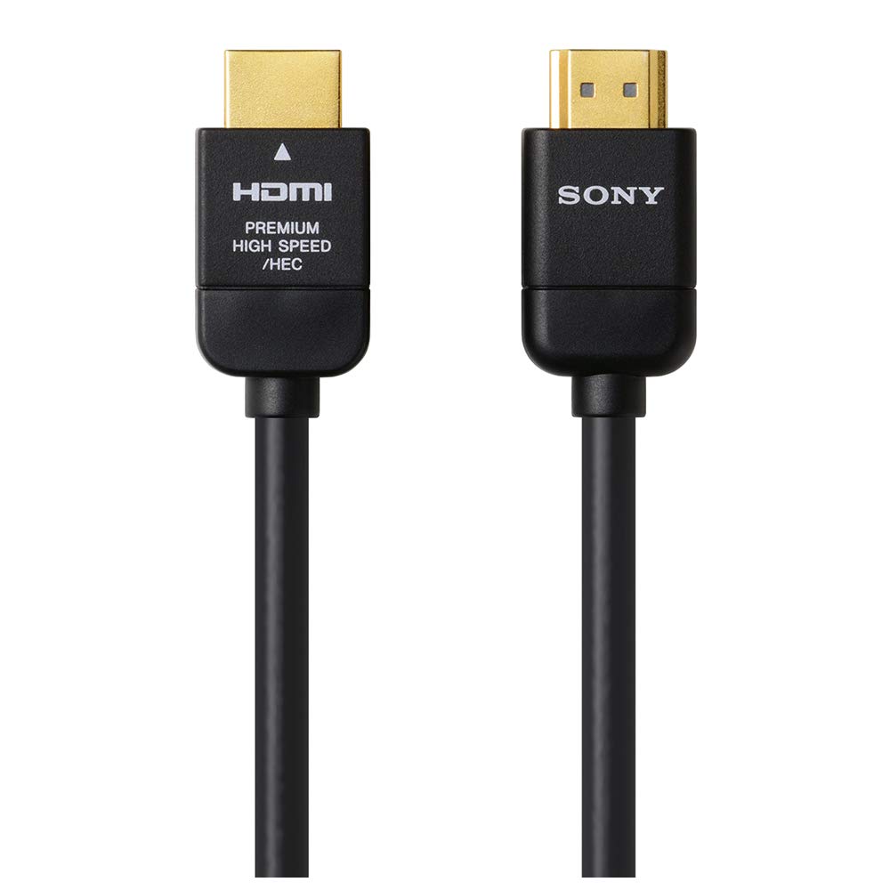 Sony Премиальный HDMI-кабель, высокоскоростной, совместимый с 4K HD, сертифицированный, 1,0 м, 60P/4K HDR/Ultra DLC-HX10