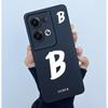 Для OPPO Reno 8 Pro 5G Reno8 Reno8 Pro Plus Ударопрочный Чехол для Телефона Счастливая Первая Буква Чехол Силиконовый Мягкий Матовый Задняя Крышка