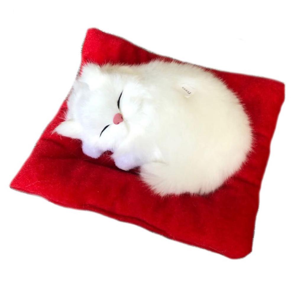 Счастливая игра, реалистичный звук, мяуканье, спящий кот, ребенок в гнезде с активированным углем