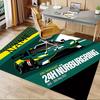 Race, Speed, Nürburgring Office Carpet Soft Polyester Entrance Carpet Washable Non slip Machine Wash