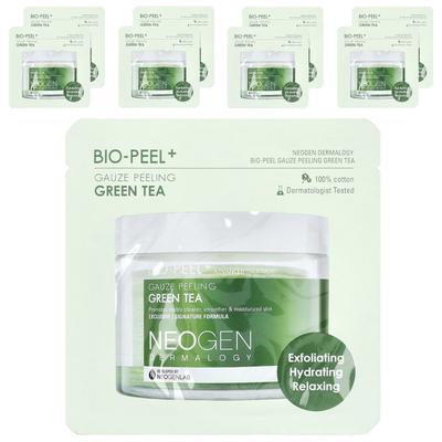 Bio-Peel+ Gauze Peeling Green Tea, 8 подушечек, 9,5 мл (0,32 жидких унции) каждый