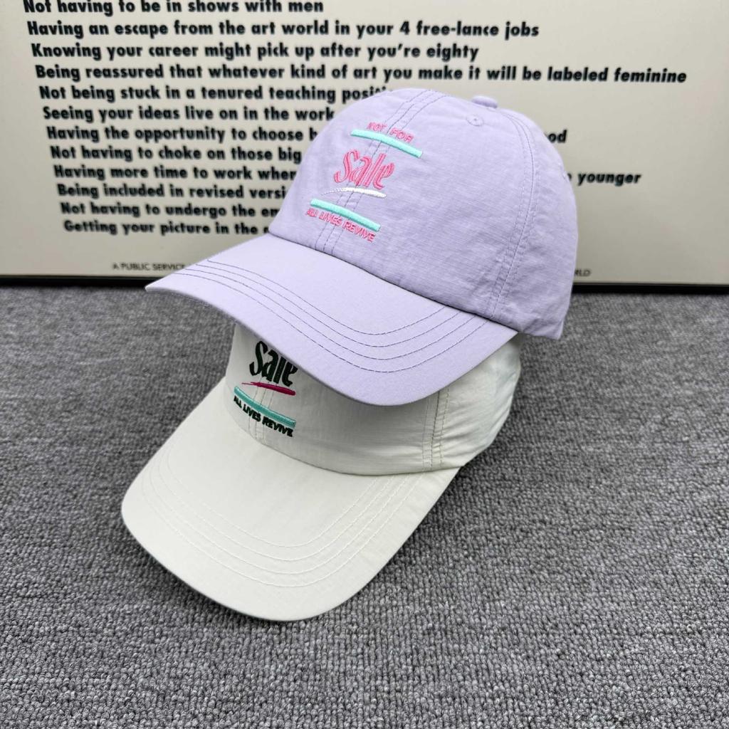 Sale Embroidery Quick-drying Baseball Cap Women's New Face Small Versatile Cap Men's Spring and Summer Sunscreen Hat