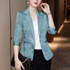 Floral Jacquard Suit Blazer Elevate Your Formal Wear Outwear Coat