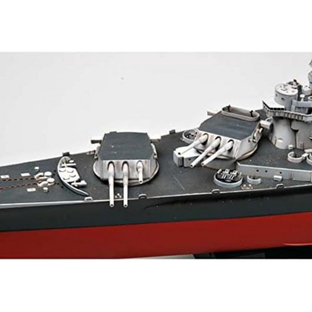 Reenew 1 350 Боевой корабль ВМС США Bb 59 Массачусетс 1942 Пластиковая модель Корабль Модель Масштабная модель Сборный комплект 05306