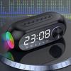 Будильник Bluetooth-динамики Электронные настольные часы со светодиодной подсветкой Сабвуфер Музыкальный плеер Басовый динамик