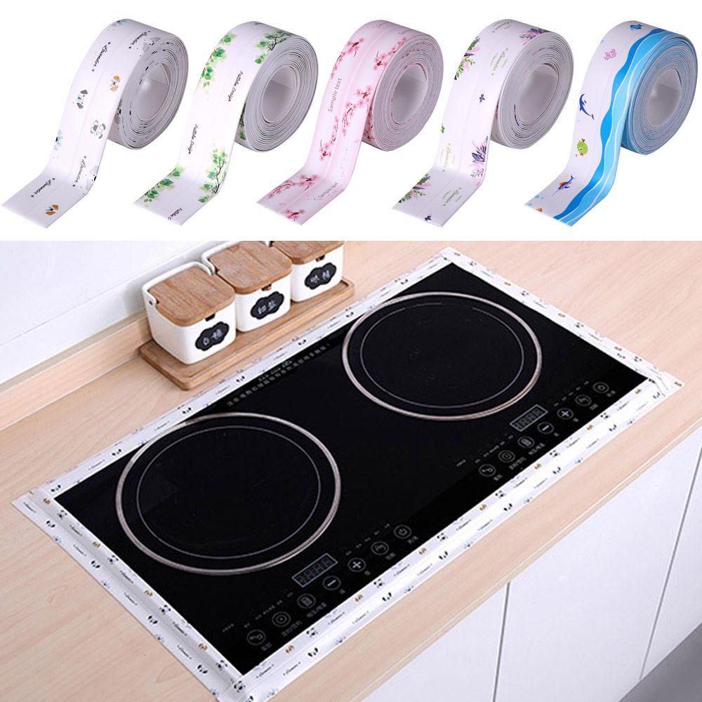 Durable Sink Edge Self Adhesive Kitchen Waterproof Waterproof Strips Sealant Tape Sealing Strip PVC
