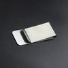 Stainless Steel Metal Money Clip  Simple Dollar Cash Clamp Holder Wallet