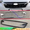 Для Subaru XV GT 2018 Передняя центральная сетка решетки Защитная накладка на решетку Декоративная полоска на радиатор Стайлинг автомобиля