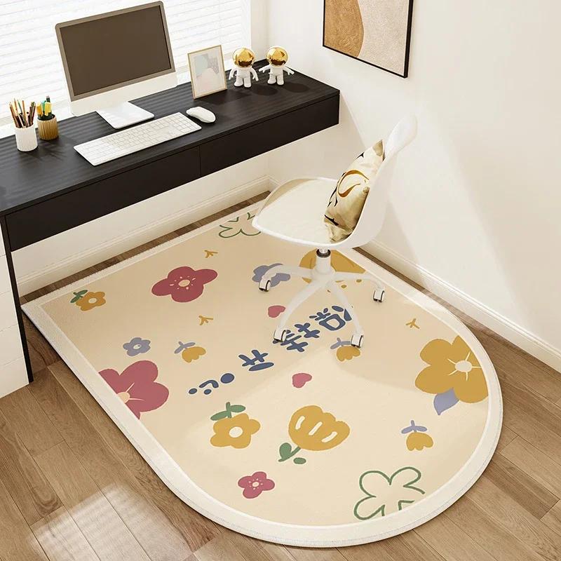 E-sports Swivel Chair Carpet 5Size Kids Study Room Computer Chair Mat Living Room Table Study Computer Desk Foot Mat
