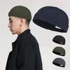 Fashion Solid Color Beanie Hats Skullcap Docker Cap Sailor Cap Men Women Bucket Cap Brimless Hat Adjustable Dad Hat