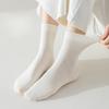 Однотонные чулки без косточек, Весенне-летние свободные носки для беременных, Носки до середины икры, Летние дышащие и влагоотводящие хлопковые носки
