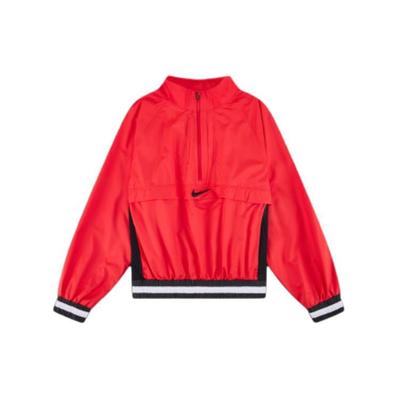 Nike Куртка с длинным рукавом Repel на молнии до середины, цветной блок, полосатый принт, пуловер, детские куртки, красный FN8318-657