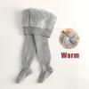 Удобные и теплые колготки для девочек с подкладкой - толстые эластичные зимние чулки для активного отдыха на свежем воздухе