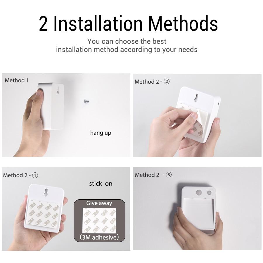 1/2/3-Pack Under Bed Night Light Hallway Stairs Light Motion Sensor Room Decor Led Lamp Indoor Lighting Wall Lamp Battery Or Micro USB Port