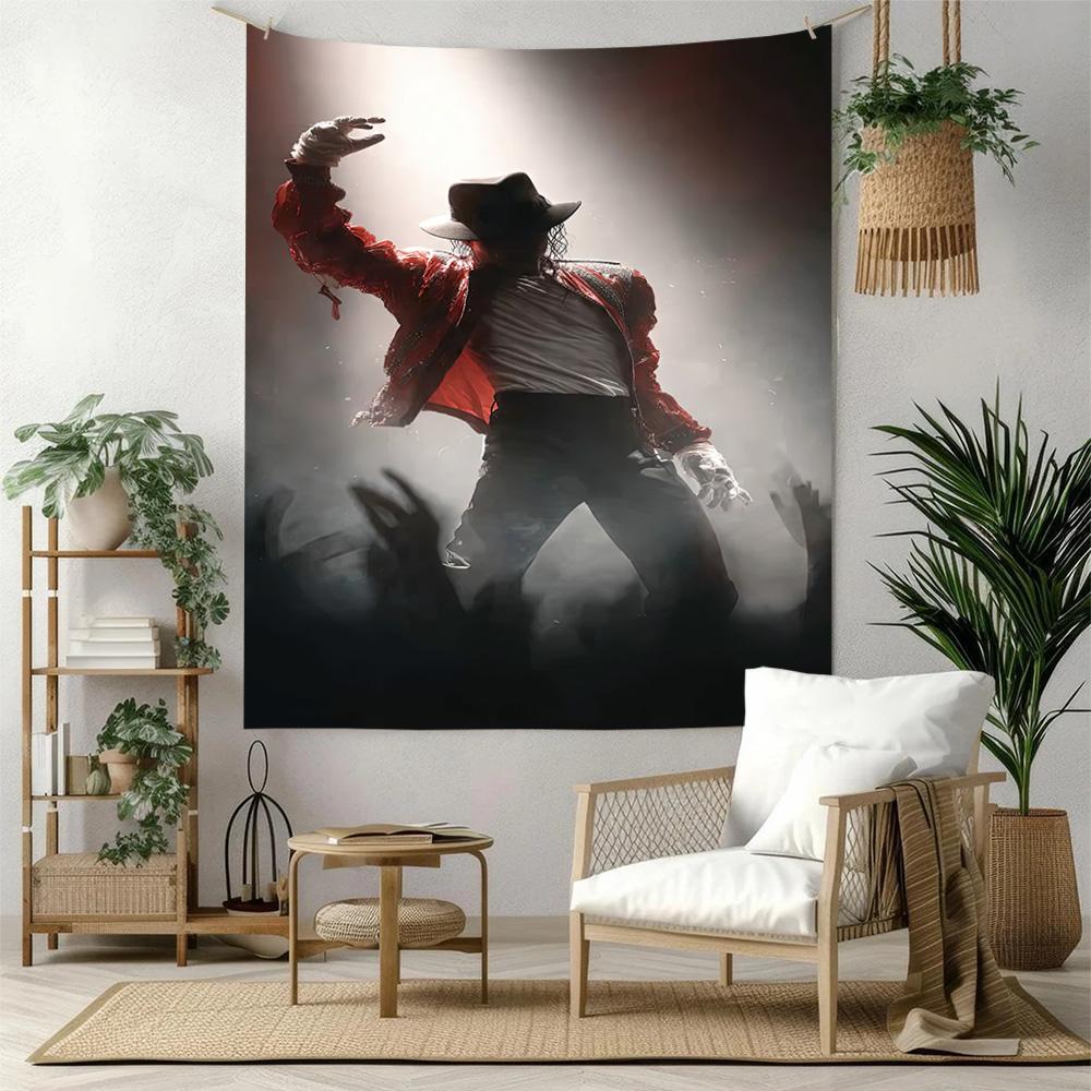 Michael Jackson5 Wall Decor Tapestry Art For Pet Memorial Birthdaywedding Party Backdrop Family Gift