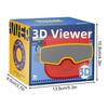 Новый 3D стереоскопический просмотрщик игрушка с 6 катушками, красный цвет, портативный 3D View-Master Видоискатель