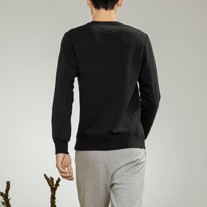 adidas Базовая толстовка с круглым вырезом Мужская Черная AY5504