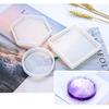 Coaster Silicone Bracket Holder Molds Geometric Shape Hexagonal Square Round Epoxy Resin Bracket for DIY Decoration