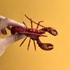 Yousheng Simulated Lobster Refrigerator Magnet Movable Joints Realistic Home Office Kitchen Locker Fridge Magnetic 3D Crayfish Decoration Ornament