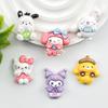 Смоляные аксессуары Sanrio с мультяшными персонажами: Милые DIY открытки, заколки для волос, чехлы для телефонов, брелоки, украшения для Crocs