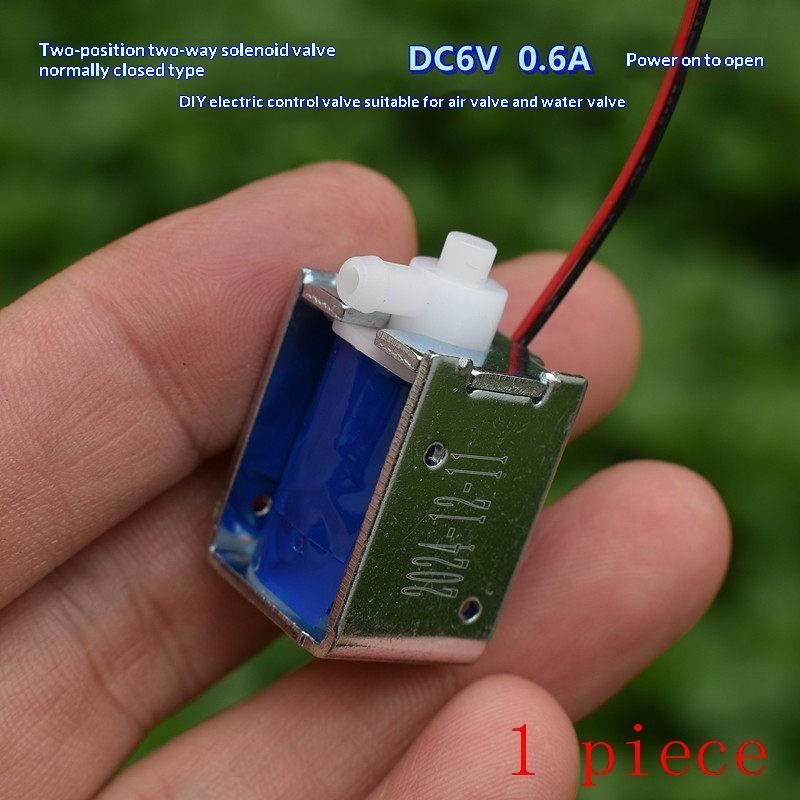 1/5Pcs Normally Closed Mini Air Solenoid Valve Dc 5V/6V Mirco 2-Position Water Valve Electrically Controlled Valve