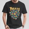 Футболка Trivium Dragon Circle Pit Официальная футболка мужская дешевый материал полиэстер короткий рукав графические футболки рок-группа футболка