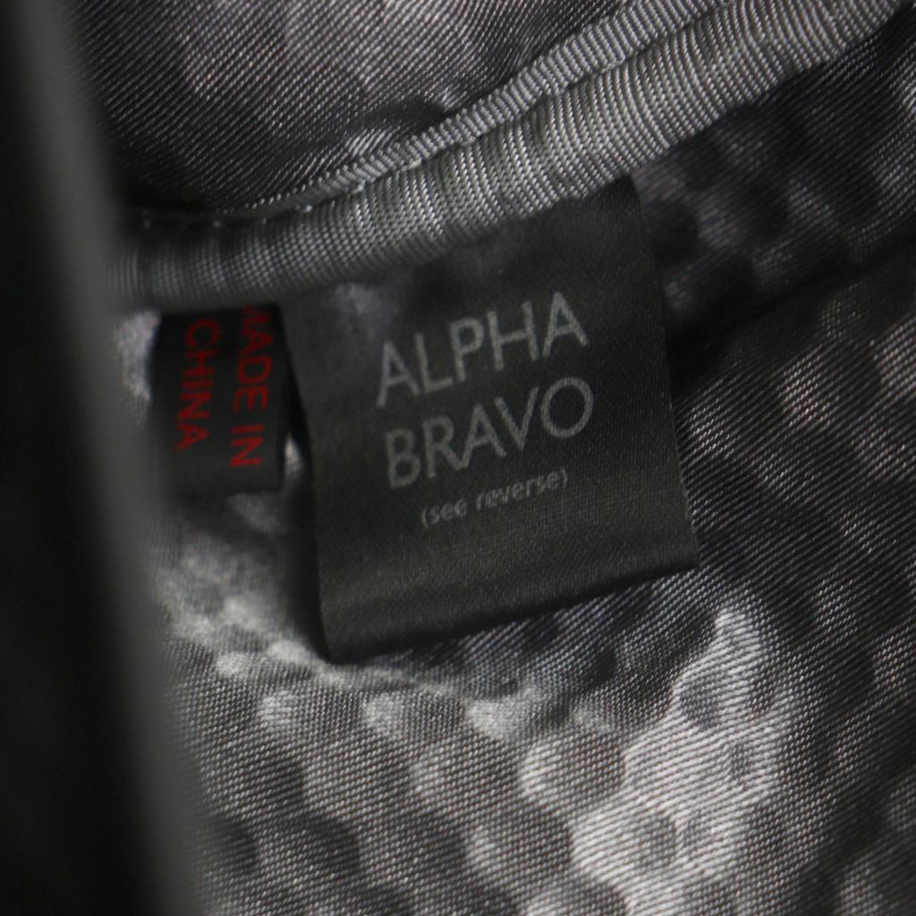 Great TUMI Briefcase BRAVO ALPHA Navy Nylon mens 232308NVY Used