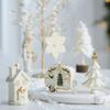 Plastic Christmas Decoration White Christmas Tree Ornament High-quality Xmas Baubles  Christmas