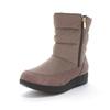 EVE Snow Cold Function with Size Cm Women's Boots, Weather, Waterproof, Non-Slip, Grip, Zipper, FGL113, Mocha, 24.0