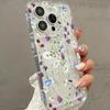 Прозрачный чехол для телефона с цветочным принтом для iPhone 17 16 15 14 13 12 11 Mini Pro Max X XR 8 7 Plus SE 2, мягкая задняя крышка