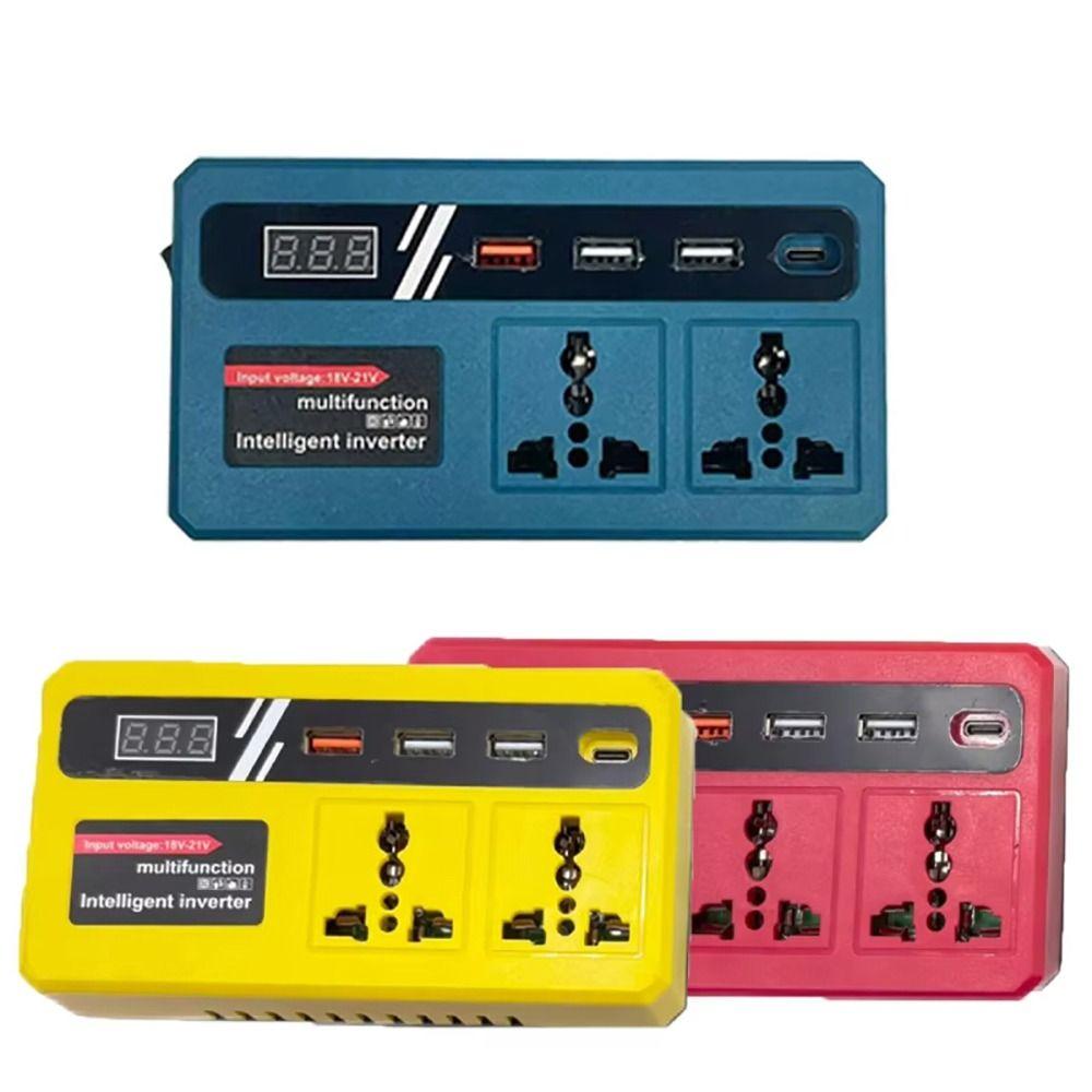 1 шт. Умный трансформатор 18 В 20 В на 220 В для аккумуляторов Makita, Dewalt, Milwaukee 18 В