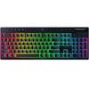 Razer Игровая клавиатура BlackWidow V4 HyperSpeed с зелеными щелкающими переключателями, тонкий зеленый механический беспроводной HyperSpeed, алюминиевый верх, 11 раскладок US English