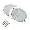 Negs-S Speaker Grill, Speaker Cover, Car, Speaker, Universal Use, Set of 2, Includes 8 Mounting Screws, 5 Inches, White