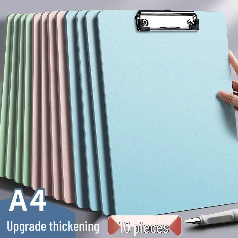 A4 Clipboard with Folder: Vertical Writing Pad for Students & Office Meetings