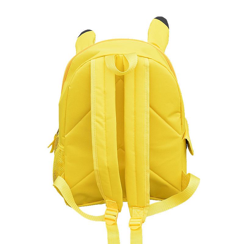 Pokemon Pikachu Yellow Backpack for Boys Girls Students School Bag Anime Pocket Monster Kids Bookbag Lightweight Durable