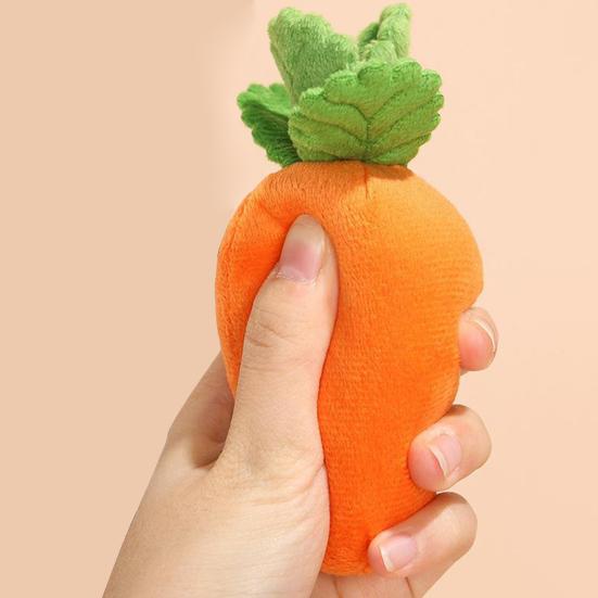 Игрушка для кошек «Морковная грядка» Интерактивная плюшевая игрушка «Морковная грядка» с 45759 пищалками
