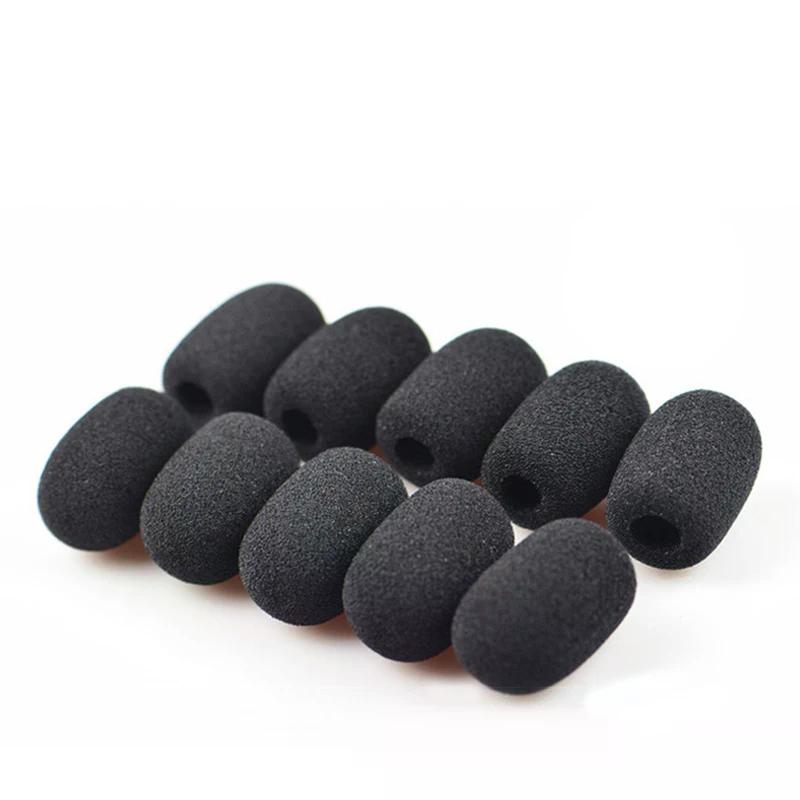 Горячая Популярная Губчатая Насадка-Ветрозащита для Микрофона, Поролоновая Накладка на Микрофон Гарнитуры, Защитный Колпачок для Микрофона на Гибкой Стойке для Совещаний
